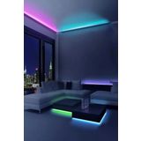 luciole Rgb LED Tak Çalıştır 16 Renkli 4 Animasyonlu TV Arkası Led Yatak Odası Led Bilgisayar led 5metre