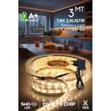 luciole Şerit Led 3 Metre Gün Işığı 3 Çipli Aydınlatma Mutfak Salon Yatak Odası Led ışık