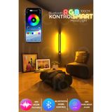 luciole Smart RGB Bluetooth LED Lambader – 256 Renk Işık Kontrollü Akıllı Abajur Aplik