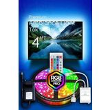 luciole Tv Arkası Yatak Çocuk Odası Mutfak Salon Rgb Şerit Led Uzaktan Kumandalı Tak Çalıştır 4 Metre