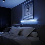 Luciole Uzaktan Kumandalı LED Lambader Yatak ve Tv - 4 Animasyon 16 Renk Rgb Çok Renkli - 1 m - Beyaz - Sarı