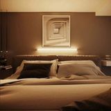 Luciole Uzaktan Kumandalı LED Lambader Yatak ve Tv - 4 Animasyon 16 Renk Rgb Çok Renkli - 1 m - Sarı