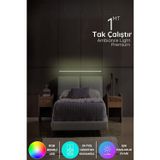 Luciole Uzaktan Kumandalı Led Lambader Yatak Ve Tv - Animasyon Rgb Yeşil Duyeşil