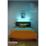 Luciole Yatak Tv Üstü LED Abajur Işık Uzaktan Kumandalı 16 Renk 4 Animasyon Yapışkanlı Bedlightyeş - 1 m - Yeşil