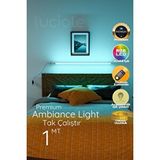 Luciole Yatak Tv Üstü Led Lambader Işık Uzaktan Kumandalı Renk Animasyon Yapışkanlı Bedlightbe Beyaz