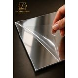 Lucit Art 4'lü Set | 30X40 cm 1 mm Premium Aynalı Pleksi | Esnek Yapışkanlı Dekoratif Pleksi Duvar Süsü | Süs Ayna - Gümüş - 30 x 40 cm