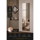 LucitART Dekoratif Kare Pleksi Ayna Duvar Dekoru - 4 adet 20x20 cm Kendinden Yapışkanlı, Kırılmaz Akrilik Ayna (Modern Duvar Dekoru)