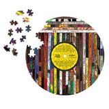 Luckies of London | Yapboz | Vinil Plak Şekilli Yapboz Oyunu | Retro İlham Alan Duvar Sanatı ve Duvara Asılan | 200 Parça Yapboz | Kadınlar ve Erkekler için Farkındalık Hediyeleri | Hip Hop Klasikleri