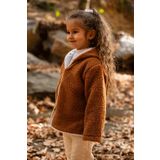 Luckka Heritage Puffy Astarlı Peluş Bebek Çocuk Ceket - Kopüşonlu Peluş Mont - ZTPUFCEKET 5-6 yaş KAHVERENGİ