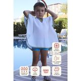 Luckka Pike Çocuk Panço & Bornoz Waffle Kumaş - ZTPNÇ00 - Yeşil