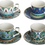 Lucky Art Calista Bone 4Lü Kahve Fıncanı Setı