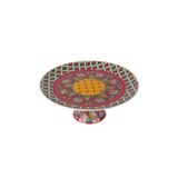 Lucky Art Eliana Bone Porselen Karışık Desenli Ayaklı Kek & Pasta Standı 27 cm LYHD 586