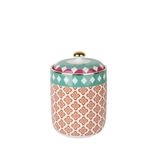 Lucky Art Eliana Bone Porselen Karışık Desenli Kavanoz 16 Cm Lyhd 588