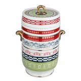 Lucky Art Lancelot Bone Kulplu Kavanoz 18 cm