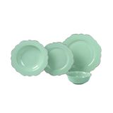 Lucky Art Laurance Mint 24 Parça Yemek Takımı