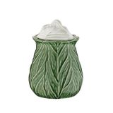 Lucky Art Lefora Porselen Yeşil Kavanoz 14cm