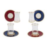Lucky Art Lucinda Bone 6Lı Çay Bardağı