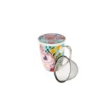 Lucky Art Peony Bone Suzgecli Kapakli Kupa 570 ml