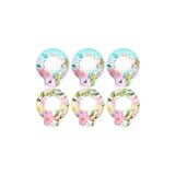 Lucky Art Peony Desenli 6 Lı Bone China Porselen Kahve Fincanı Seti 100 Ml Lyba 038