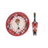 Lucky Art Shannon Bone 27 Cm Servis Tabağı + Kaşığı Seti Lyhd 442
