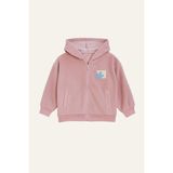 Lucky Baby Kids Kız Çocuk Kapşonlu Fermuarlı Polar Ikili Takım - Pembe - 7 - 8 Yaş