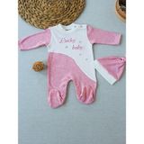 Lucky Baby Nakışlı Es Çizgi Boy Şapkalı Kız Bebek Tulumu Pembe - 0 - 3 Ay