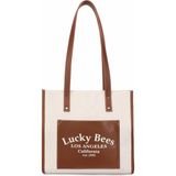 Lucky Bees Kahverengi Kadın El ve Omuz Çantası