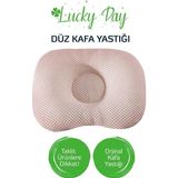 Lucky Day Kafa Yastığı Bej Bebek Kafa Yastığı, Kafa Yastık, Bebek Yastığı, Organik Pamuk Kumaş