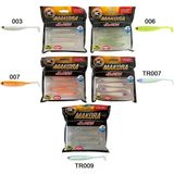 Lucky John Makora 3D Shad Tail 4'' (10.16 Cm) 6'lı Paket Silikon Yem - 003