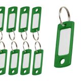 Lucky Line Esnek Renkli Plastik Anahtar Etiketi, 3/4" Bölünmüş Halka, 50 Etiket (16940)