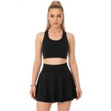 Lucky Line Kadın Spor Set Gloplu Büstiyer ve Şortlu Tenis Eteği Takımı Spor Kıyafetleri