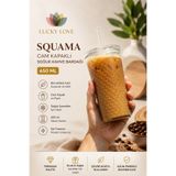 Lucky Love Squama Cam Kapaklı Borosilikat Soğuk Kahve Bardağı – 650 ml