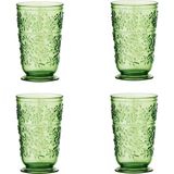 LuckyArt Laurus Akrilik Yeşil 4’lü Bardak Seti 450ML - 450 ml