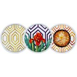 LuckyArt Marıan Bone 6Lı Yemek Tabagı