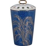 LuckyArt Palmera Bone Kavanoz 19CM - Lacivert - 1 Adet - 1 lt