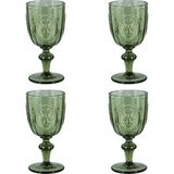 LuckyArt Palmera Lucky Art 4lu Cam Kadeh Seti Yeşil - 4 Adet - 290 ml