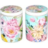 LuckyArt Peony Bone 2'li Kavanoz Seti 600 ml - Çok Renkli