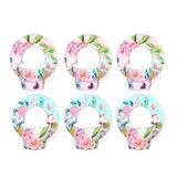 Luckyart Peony Desenli 6 Lı Bone China Porselen Çay Fincanı Seti 220 Ml Lyba037