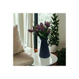 LUCKYHOMES Ferforje Metal İtalyan Vazo,dekoratif Saksı,Sürahi Vazo,İkea Model Metal Dekoratif Vazo Siyah 21 CM