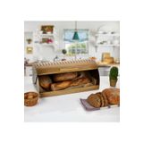 LUCKYHOMES Oval Büyük Ekmeklik 39 Cm Gold