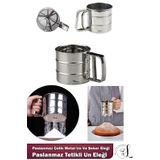 LUCKYHOMES Paslanmaz Çelik Metal Un Ve Şeker Eleği 250 Gr - Pratik ve Dayanıklı Şık