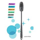 LUCKYPEN TPR Silikon Fırça, Biberon Temizleyici, Matara, Termos Temizleme Fırçası, Şişe Bardak Temizlik Fırça