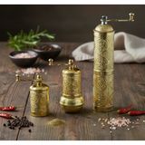 LUDIA Zamak Metal Altın Renk 3 lü Set Karabiber,Kahve,Çörek Otu El Değirmeni Öğütücü Grinder S2