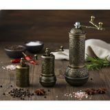Ludia Zamak Metal Antik Renk 3 Lü Set Karabiber,kahve,çörek Otu El Değirmeni Öğütücü Grinder