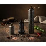 LUDIA Zamak Metal Kalay Renk 3 lü Set Karabiber,Kahve,Çörek Otu El Değirmeni Öğütücü Grinder S2