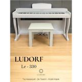 Ludorf Le 330 BEYAZ Profesyonel Piyano 88 Tuşlu Tuş Hassasiyetli (+TABURE / KULAKLIK)