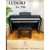 Ludorf Le 330 SİYAH Profesyonel Piyano 88 Tuşlu Tuş Hassasiyetli (+TABURE / KULAKLIK)