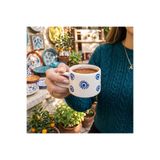 Lueeci Nazar Tasarım Seramik Kupa Bardak 200 ml El Yapımı Kahve Fincanı Mug