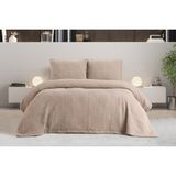 Lufa Home Devin Çift Kişilik Yatak Örtüsü Takımı - Bej - 250 x 260 cm
