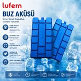 Lufern 1 Adet Buz Aküsü 12 Saat Termal Soğutma Kamp Piknik Seyahat Yiyecek Içecek Çanta Soğuk Kutusu - Mavi